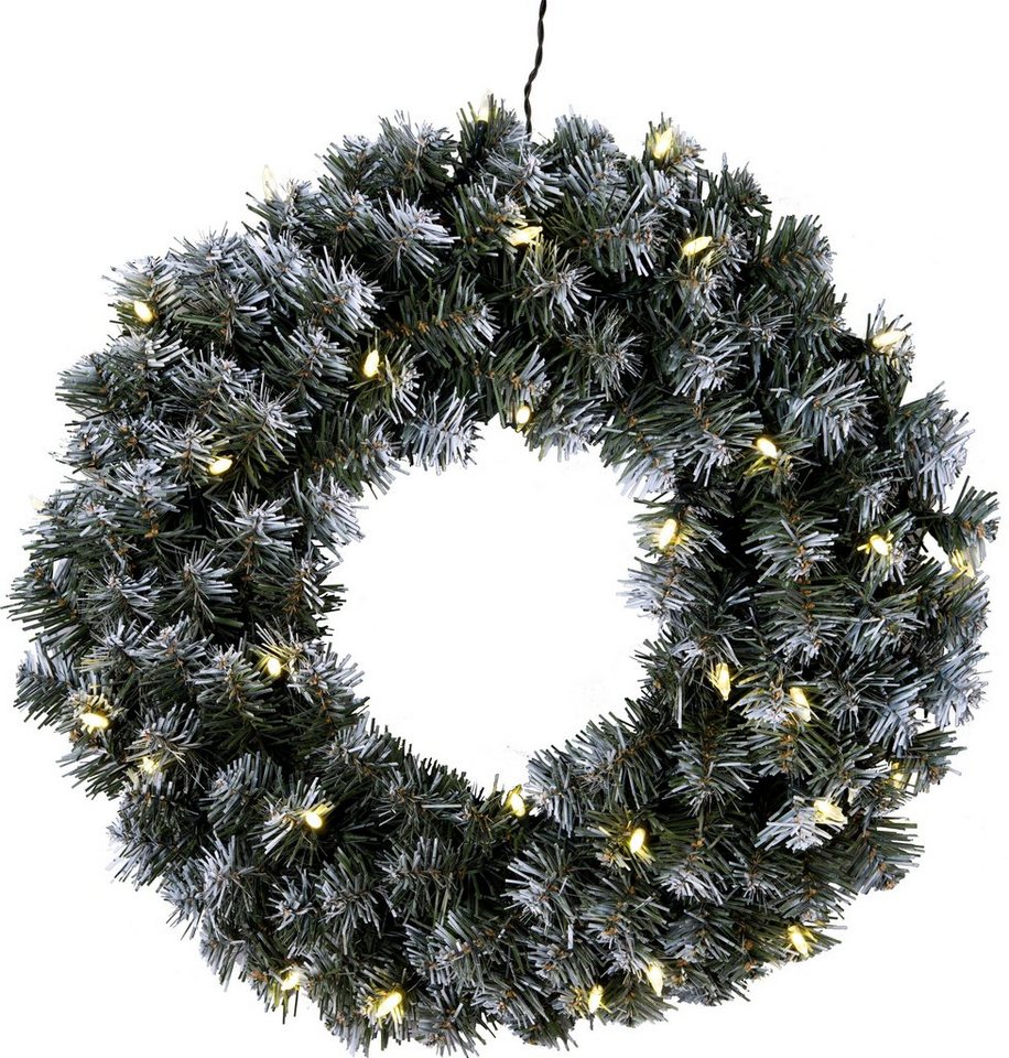STAR TRADING Dekokranz Edmonton, LED Weihnachtskranz Edmonton Kranz Weihnachten in Tannengrün mit weiße STAR TRADING Dekokranz Edmonton, LED Weihnachtskranz Edmonton Kranz Weihnachten in Tannengrün mit weiße von STAR TRADING