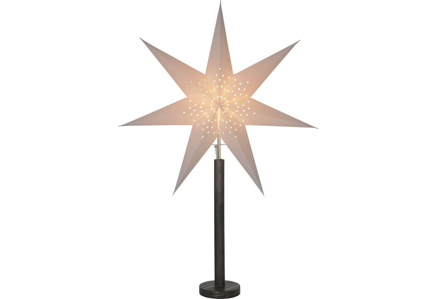STAR TRADING LED Dekolicht Elice, Star Trading Stehlampe Weihnachtsstern Elice von Star Trading, 3D Papi von STAR TRADING