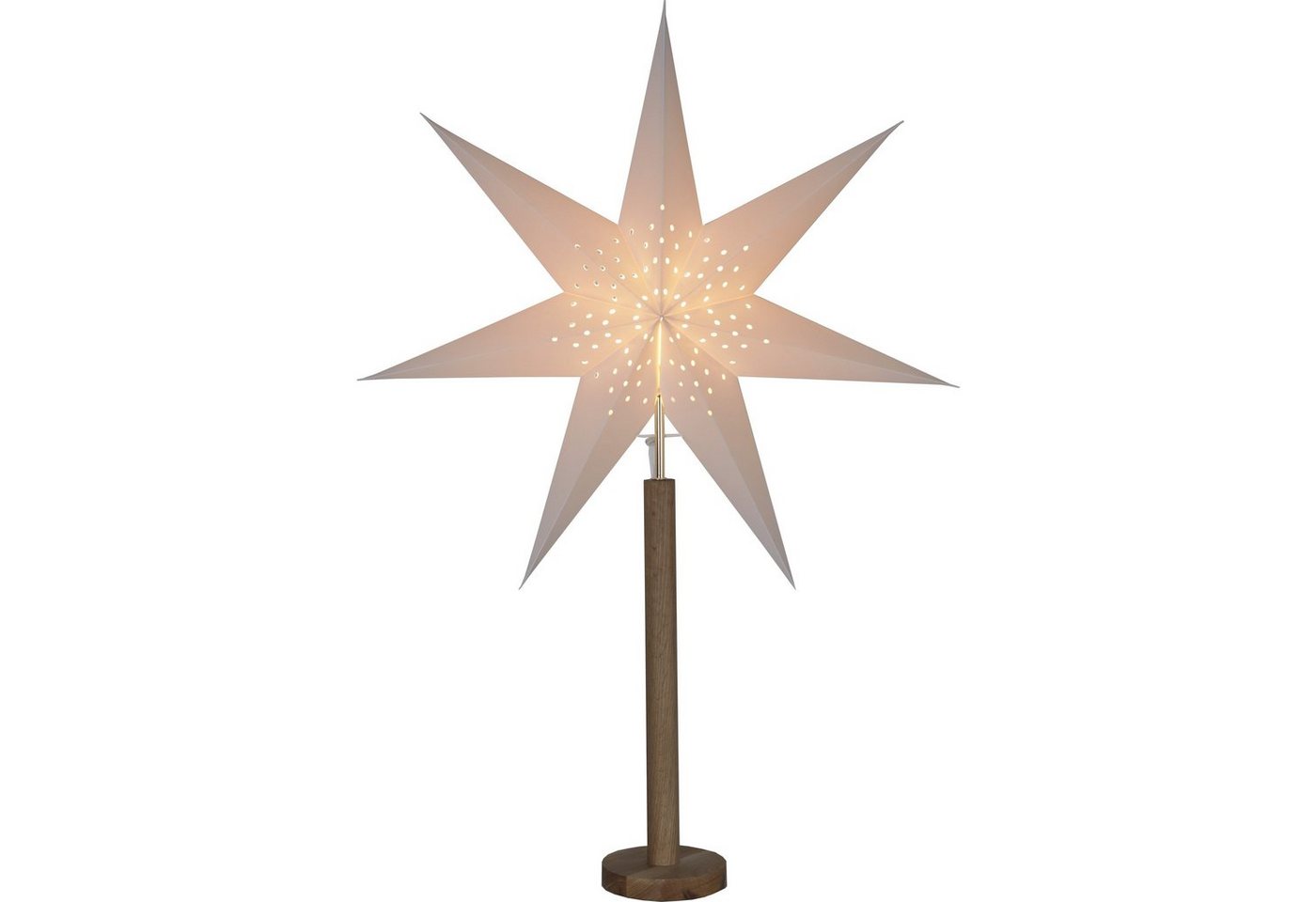 STAR TRADING LED Dekolicht Elice, Star Trading Stehlampe Weihnachtsstern Elice von Star Trading, 3D Papi von STAR TRADING