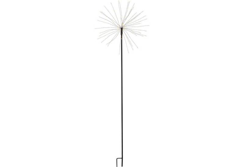 STAR TRADING LED Dekolicht Firework Outdoor, LED Weihnachtsdeko Firework Stehlampe mit Erdspieß Weihnachten in Schw von STAR TRADING