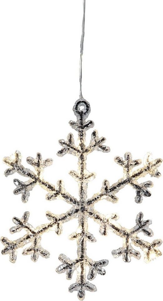 STAR TRADING LED Dekolicht Icy, Deko-Licht,Icy' mit Batterien und Timer, Weihnachtsbeleuchtung mit Sc von STAR TRADING