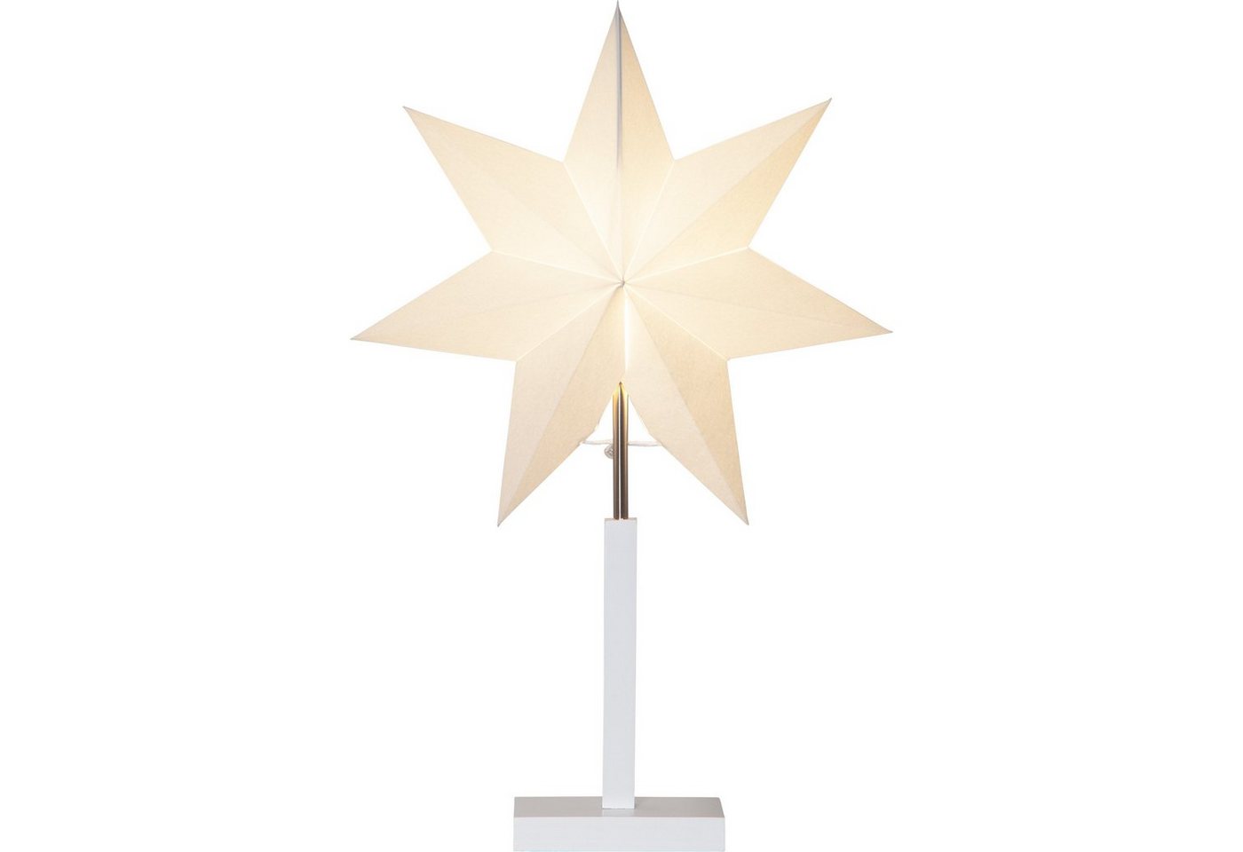 STAR TRADING LED Dekolicht Karo, Star Trading Tischlampe Weihnachtsstern Karo von Star Trading, 3D Papi von STAR TRADING