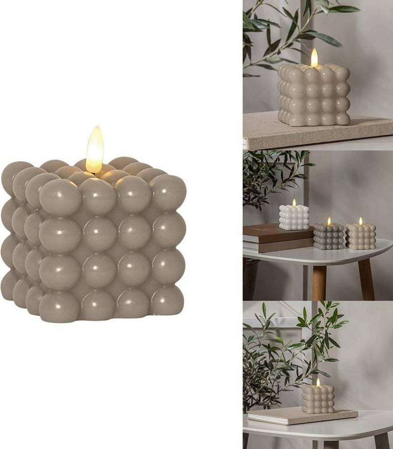 STAR TRADING LED Dekolicht LED Bubble Stumpenkerze "Flamme Dot" in Beige STAR TRADING LED Dekolicht LED Bubble Stumpenkerze "Flamme Dot" in Beige von STAR TRADING