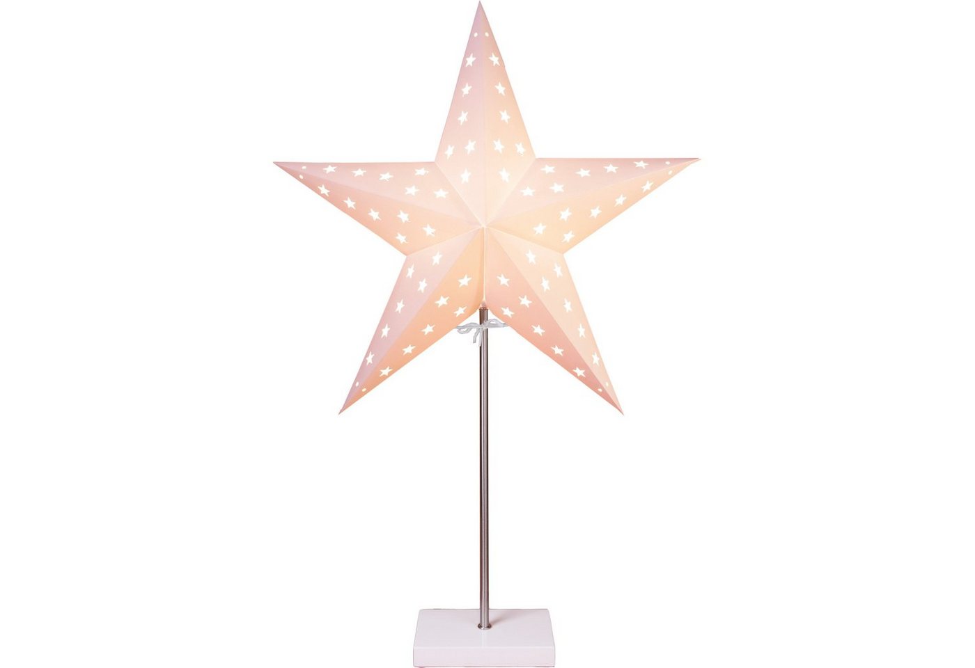 STAR TRADING LED Dekolicht Leo, Star Trading Tischlampe Weihnachtsstern Leo von Star Trading, 3D Papie von STAR TRADING