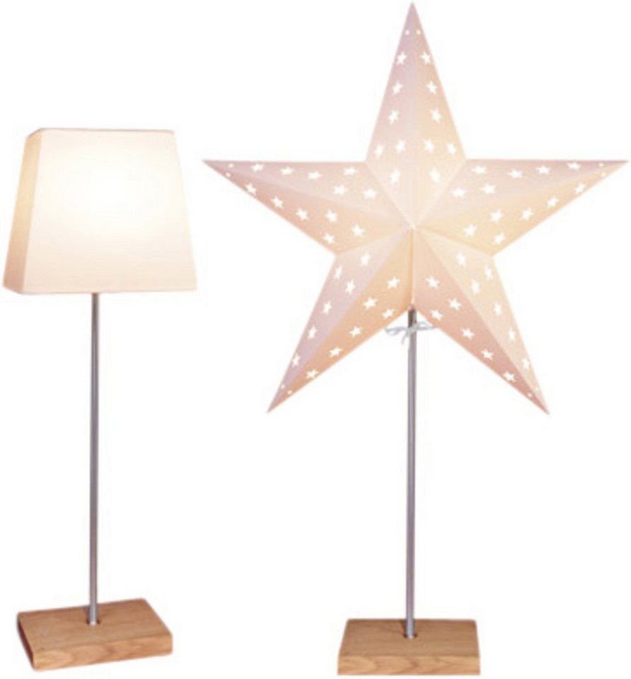 STAR TRADING LED Dekolicht Leo, Tischlampe mit Wechselschirm Leo 3D Papierstern Weihnachten oder eckig STAR TRADING LED Dekolicht Leo, Tischlampe mit Wechselschirm Leo 3D Papierstern Weihnachten oder eckig von STAR TRADING