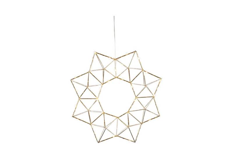 STAR TRADING LED Dekolicht Metallstern Edge, Leuchtender Metallstern,Edge', Hängeleuchte 3D Stern, 30 LEDs, messin STAR TRADING LED Dekolicht Metallstern Edge, Leuchtender Metallstern,Edge', Hängeleuchte 3D Stern, 30 LEDs, messin von STAR TRADING