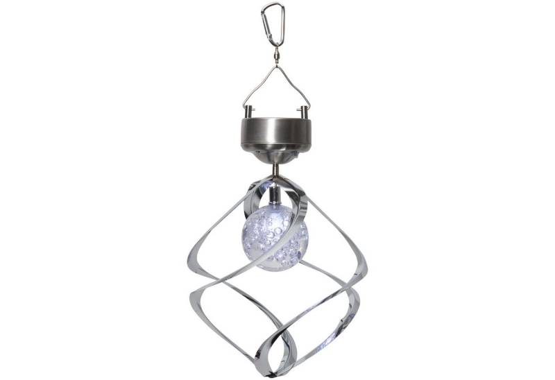 STAR TRADING LED Solarleuchte Roma, LED Solar-Windspiel,Roma, Edelstahl, Lichtsensor, weißes Licht, H 35 STAR TRADING LED Solarleuchte Roma, LED Solar-Windspiel,Roma, Edelstahl, Lichtsensor, weißes Licht, H 35 von STAR TRADING