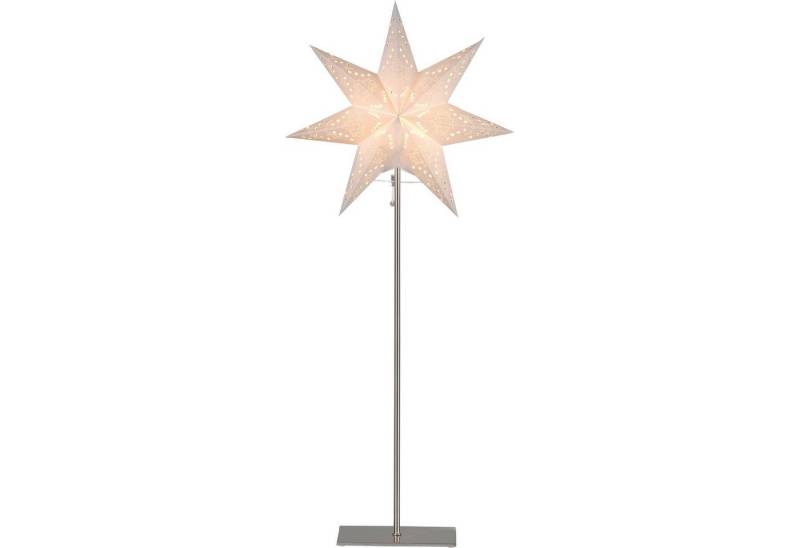 STAR TRADING LED Dekolicht Sensy, Stehlampe Weihnachtsstern Sensy 3D Papierstern Weihnachten in Weiß mit von STAR TRADING