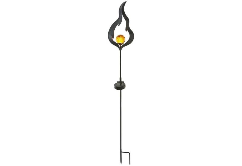 STAR TRADING LED Solarleuchte, Solar-Erdspieß Melilla, flammenförmig, 85x17cm von STAR TRADING