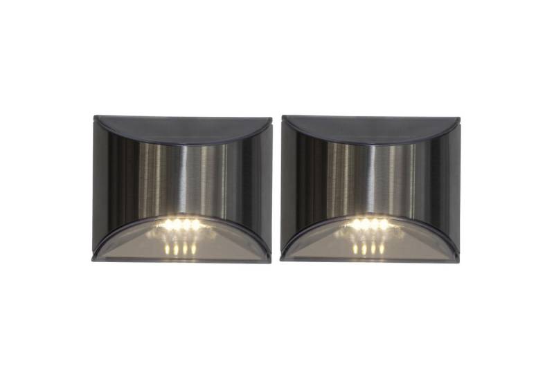 STAR TRADING LED Solarleuchte, Solar-Wandleuchte Wally 2er-Set von STAR TRADING