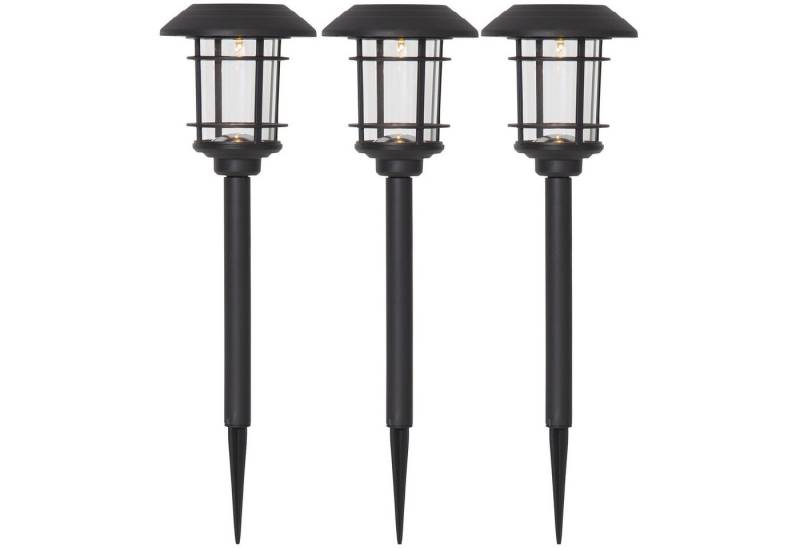 STAR TRADING LED Solarleuchte, Solar Wegeleuchte Fride 3er-Set von STAR TRADING