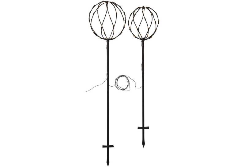 STAR TRADING LED Dekofigur Sphere, LED Dekoration Sphere 2er-Set von STAR TRADING