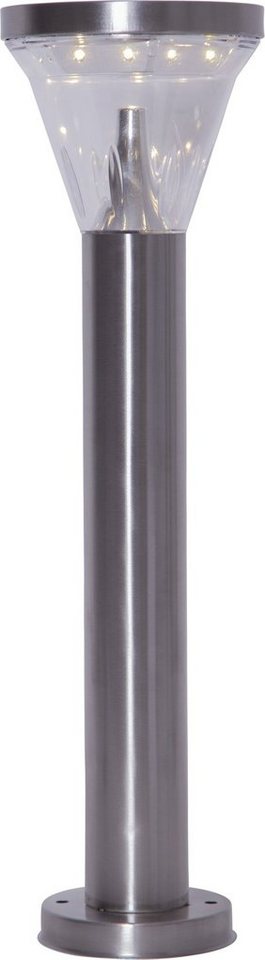 STAR TRADING LED Gartenleuchte Star LED-Solar-Wegeleuchte 'Narona', Edelst./Plastik von STAR TRADING