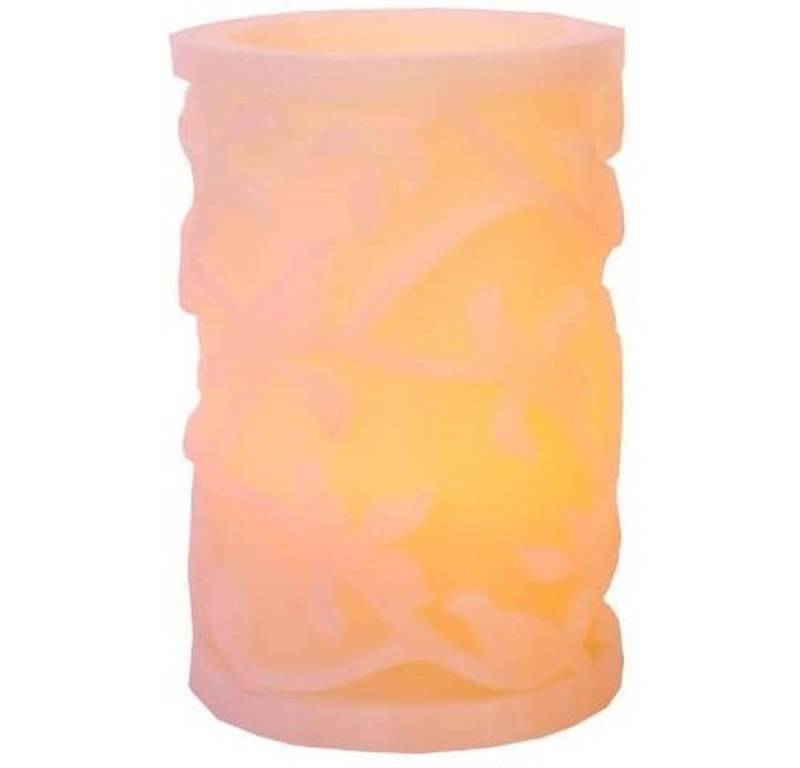 STAR TRADING LED-Kerze 066-59 Best Season LED-Wachskerze 10x15cm Batterie von STAR TRADING