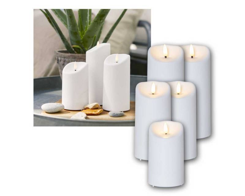 STAR TRADING LED-Kerze 5er Set L LED Außen-Kerze 3D-FLAMME Timer warmweiß STAR TRADING LED-Kerze 5er Set L LED Außen-Kerze 3D-FLAMME Timer warmweiß von STAR TRADING
