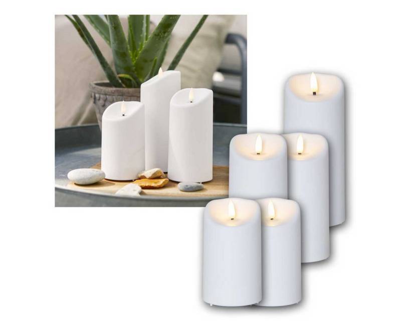 STAR TRADING LED-Kerze 5er Set M LED Außen-Kerze 3D-FLAMME Timer warmweiß STAR TRADING LED-Kerze 5er Set M LED Außen-Kerze 3D-FLAMME Timer warmweiß von STAR TRADING