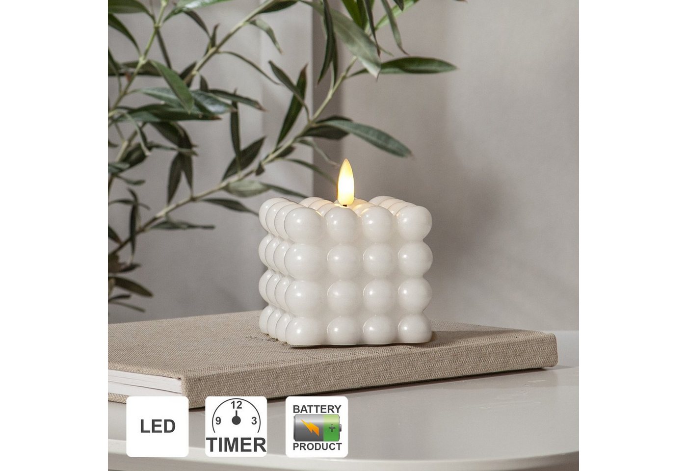 STAR TRADING LED-Kerze Flamme Dot (1-tlg) von STAR TRADING