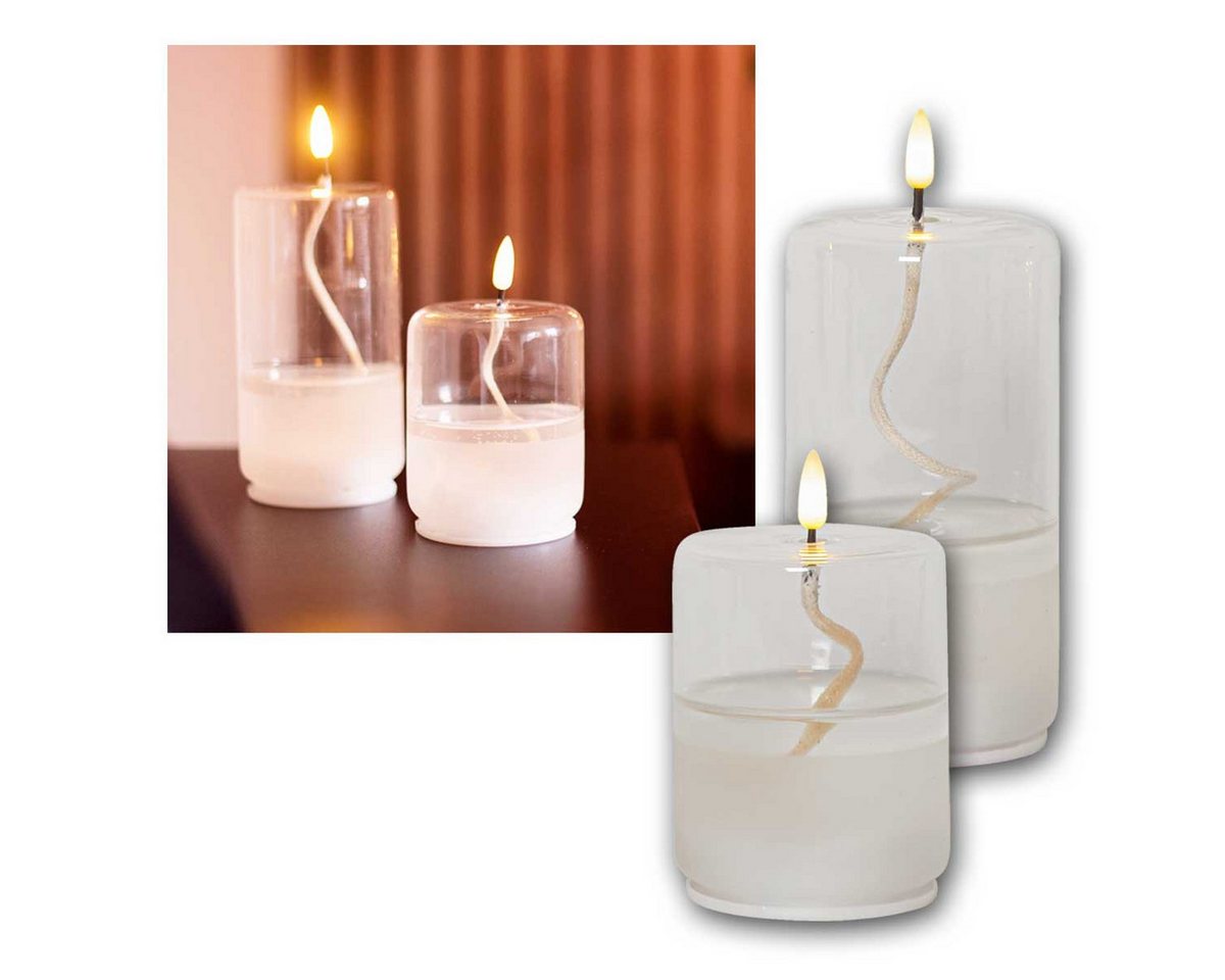 STAR TRADING LED-Kerze LED Kerze "Öl-Lampe" Zylinder, 13/17,5cm, 2er Set STAR TRADING LED-Kerze LED Kerze "Öl-Lampe" Zylinder, 13/17,5cm, 2er Set von STAR TRADING