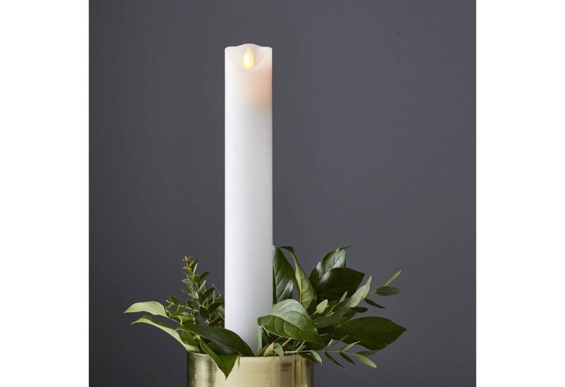 STAR TRADING LED-Kerze Stumpenkerze Taufkerze Kirchenkerze Echtwachs H: 30cm Timer weiß STAR TRADING LED-Kerze Stumpenkerze Taufkerze Kirchenkerze Echtwachs H: 30cm Timer weiß von STAR TRADING