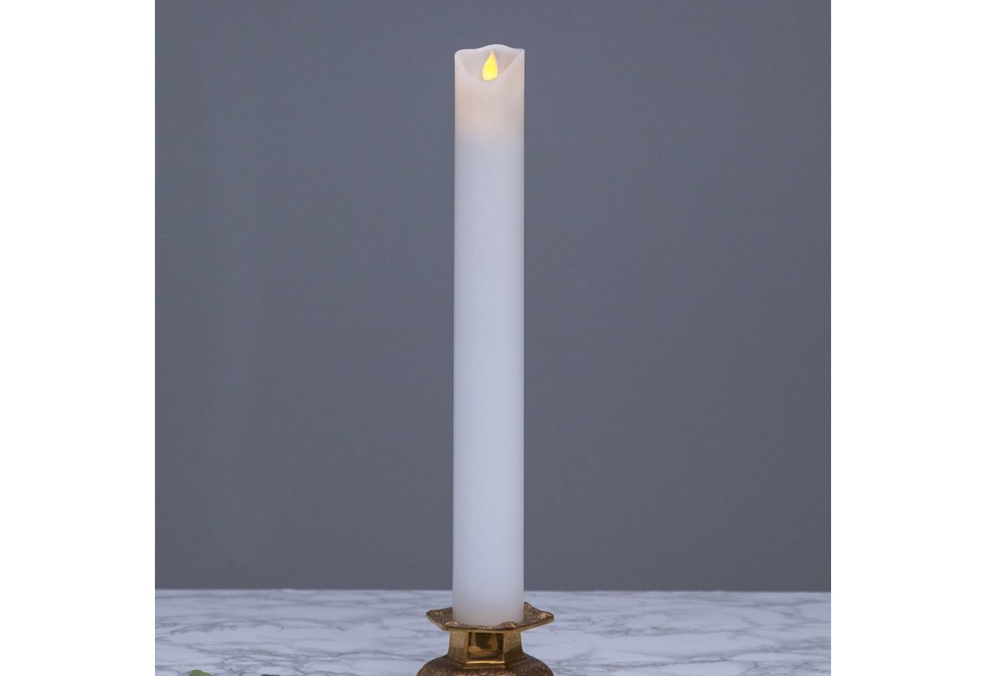 STAR TRADING LED-Kerze Stumpenkerze Taufkerze Kirchenkerze Echtwachs H: 40cm Timer weiß STAR TRADING LED-Kerze Stumpenkerze Taufkerze Kirchenkerze Echtwachs H: 40cm Timer weiß von STAR TRADING
