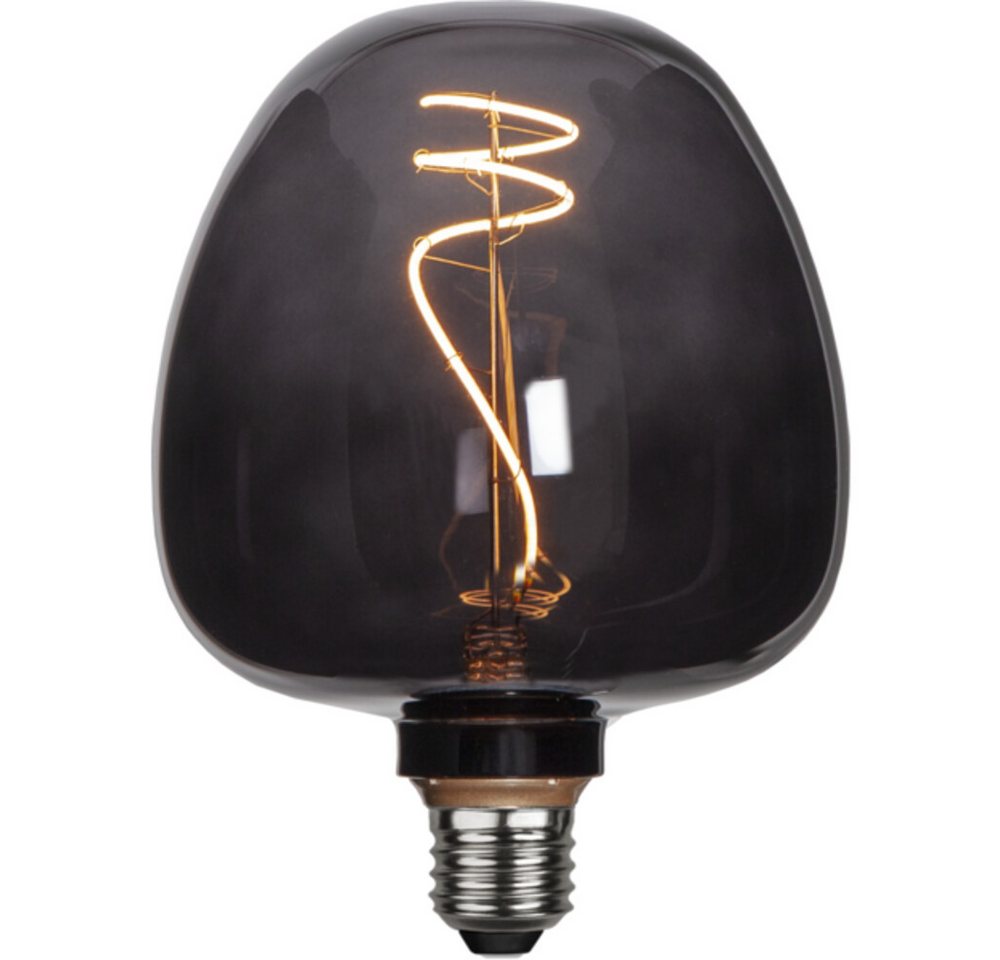 STAR TRADING LED-Leuchtmittel "Black Apple" E27, 2200K, 40lm, schwarz, warmweiß, Ra: 80, E27, warmweiß von STAR TRADING