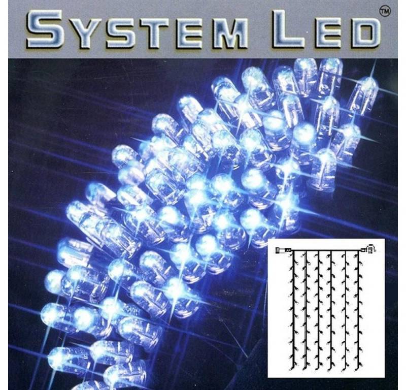 STAR TRADING LED-Lichterkette 465-59 System LED Lichtervorhang extra 102er 1x2m blau / schwarz von STAR TRADING
