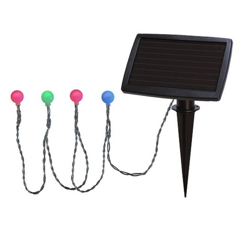 STAR LED-Lichterkette 477-59 LED Solar-Lichterkette Balls Multi 4,75m von STAR