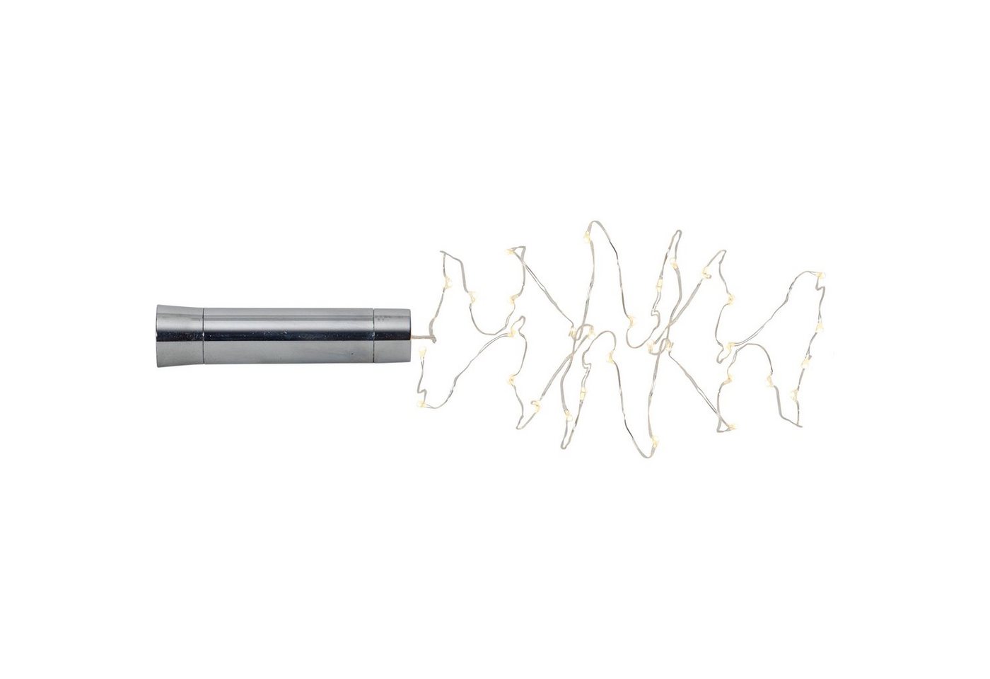 STAR TRADING LED-Lichterkette Dew Drop, Star Trading 2er-Set LED Teelicht Paulo, Kerzen warmweiß mit Timer, ba von STAR TRADING