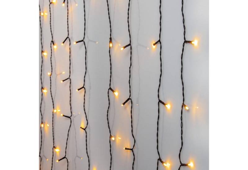 STAR TRADING LED-Lichterkette Golden Warm White, Star LED-Lichtervorhang Golden Warm White 1,3x2 m Trading, Lichter-Ket von STAR TRADING