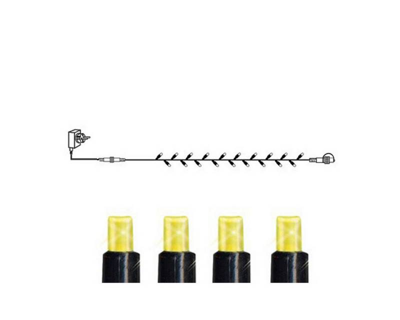 STAR TRADING LED-Lichterkette System 24 LED Systemlichterkette 10m koppelbar bis 700 LED mit Trafo, 98-flammig von STAR TRADING