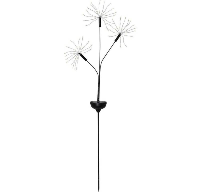 STAR TRADING LED Solarleuchte 480-53 LED Solarstab FIREWORK schwarz von STAR TRADING