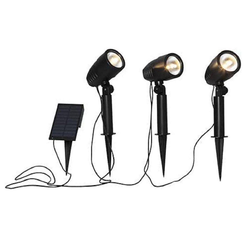 STAR TRADING LED Solarleuchte 482-33 LED Solar-Power-Spot Solarleuchte 3er Set von STAR TRADING