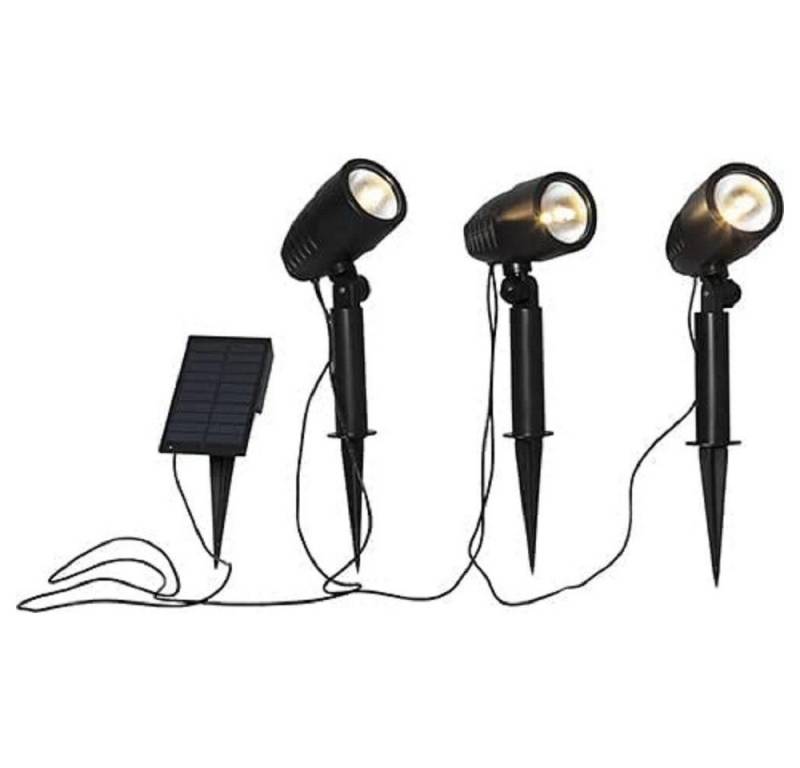 STAR TRADING LED Solarleuchte 482-33 LED Solar-Power-Spot Solarleuchte 3er Set von STAR TRADING