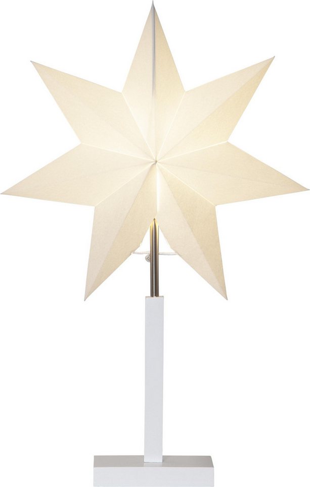 STAR TRADING LED Stern Standleuchte Stern "Karo", weiß/Papier, beige STAR TRADING LED Stern Standleuchte Stern "Karo", weiß/Papier, beige von STAR TRADING