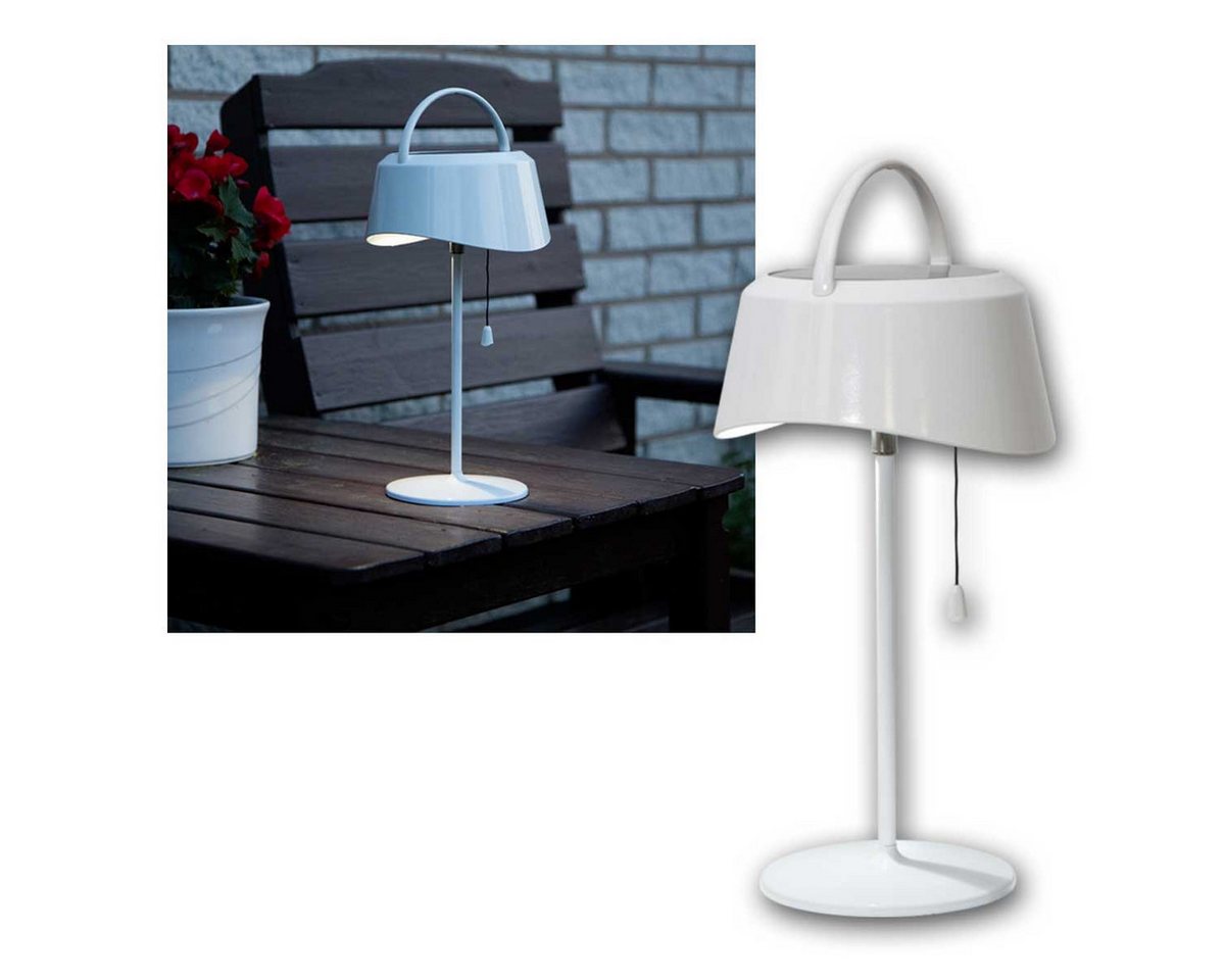 STAR TRADING LED Tischleuchte Solar Tischleuchte, 40lm LED warmweiß, verstellbar, warmweiß von STAR TRADING