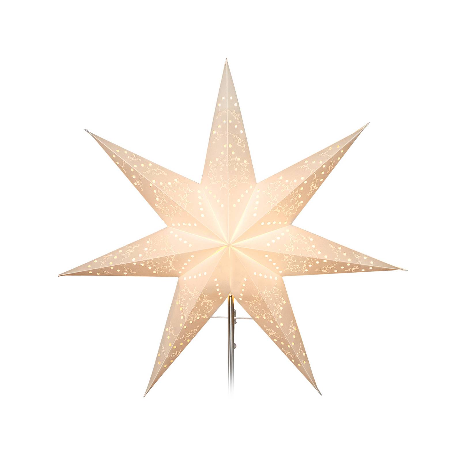 Papier-Ersatzstern Sensy Star weiß Ø 54 cm von STAR TRADING