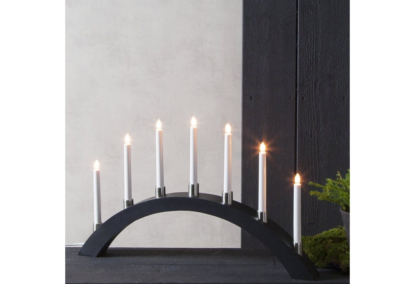 STAR TRADING Schwibbogen Lichterbogen TALL Fensterleuchter 7flammig L: 67cm Holz schwarz STAR TRADING Schwibbogen Lichterbogen TALL Fensterleuchter 7flammig L: 67cm Holz schwarz von STAR TRADING