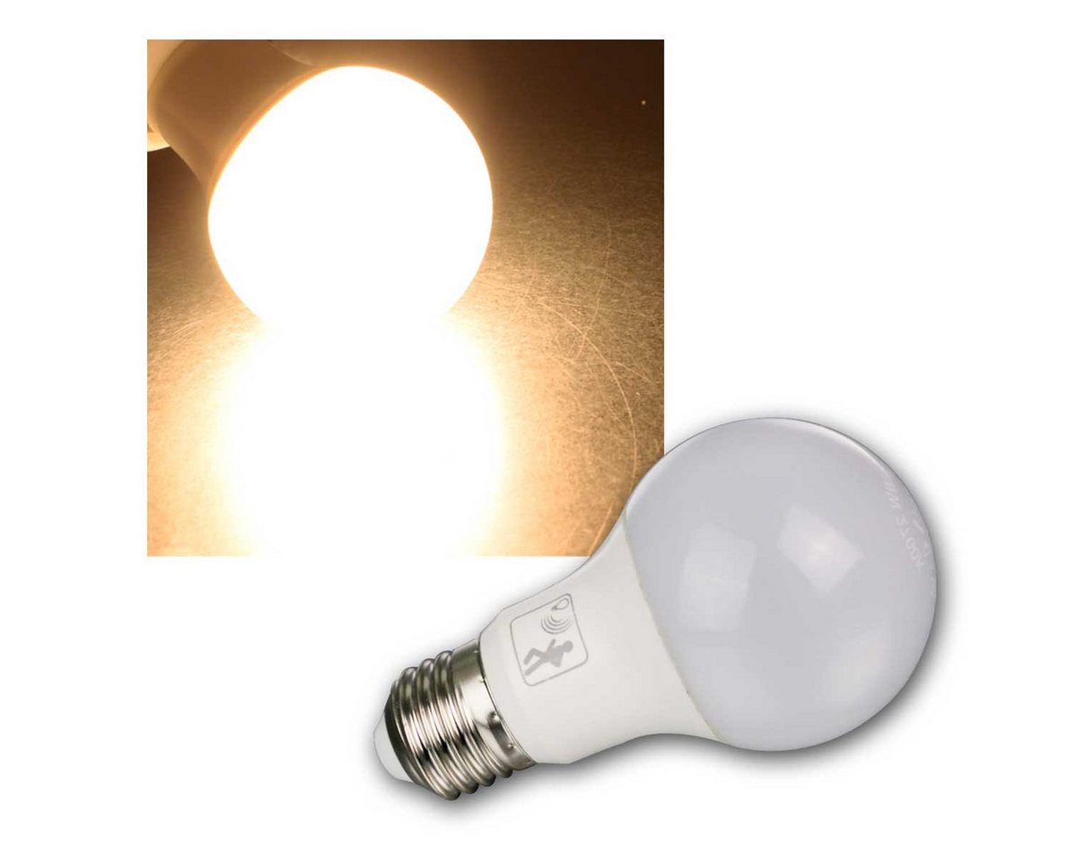STAR TRADING Bewegungsmelder E27 Leuchtmittel mit Bewgungsmelder, 5W 470lm warm STAR TRADING Bewegungsmelder E27 Leuchtmittel mit Bewgungsmelder, 5W 470lm warm von STAR TRADING
