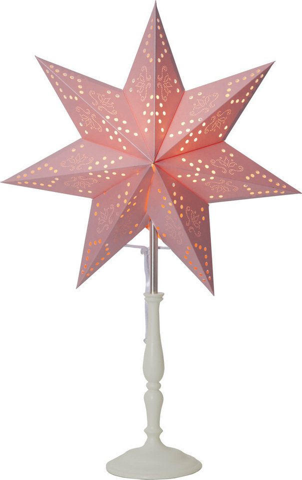 STAR TRADING Stehlampe Romantic MiniStar" Holz, G, IP20, L350mm" von STAR TRADING