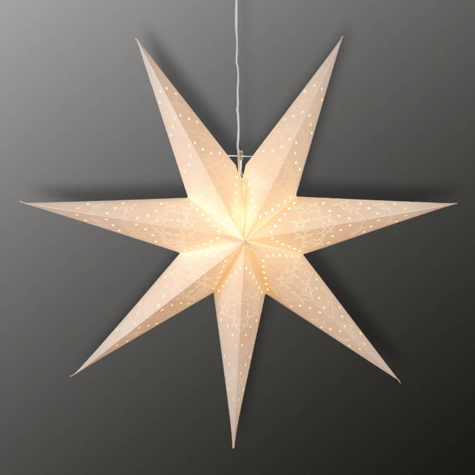 Siebenzackige Sensy Star Dekorationsleuchte von STAR TRADING