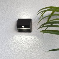 LED-Solar-Wandleuchte 'Wally', Kunststoff, 11x11cm von STAR TRADING
