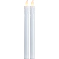 No Brand - Star Trading 2er-Set led Stab-Kerze Presse von Star Trading, LED-Kerze, Kerzenlicht warmweiß für Kerzenleuchter, batteriebetriebene No Brand - Star Trading 2er-Set led Stab-Kerze Presse von Star Trading, LED-Kerze, Kerzenlicht warmweiß für Kerzenleuchter, batteriebetriebene von NO BRAND