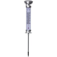 Star Trading - LED-Solar-Thermometer Celcius, 1 warmwhite Led, von STAR TRADING