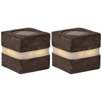 Solar Dekoration Stonecube, Würfel - Star Trading von STAR TRADING