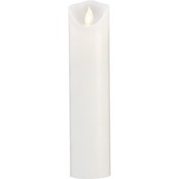 Kerze M-Twinkle, Stumpenkerze, Weiß, led, Timer, Warmes Gelb, Innenraum, 20 cm - Star Trading von STAR TRADING
