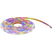 Star Trading - led Blockkerze Flamme Stripe aus Wachs von STAR TRADING