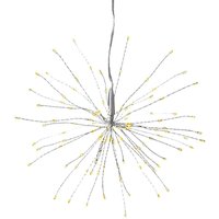 Star Trading - led Pendelleuchte Firework in Silber 0,6W 260mm - grey von STAR TRADING