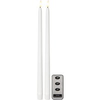 Led Stabkerze Flamme Slim 2er-Set aus Wachs - Star Trading Led Stabkerze Flamme Slim 2er-Set aus Wachs - Star Trading von STAR TRADING