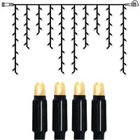 System 24 'led Eiszapfen-Lichterkette 2x1m' warmweiß, IP44 System 24 'led Eiszapfen-Lichterkette 2x1m' warmweiß, IP44 von STAR TRADING