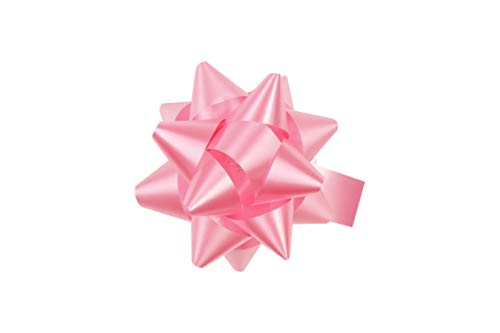 STAR 10 Geschenkschleifen Rosetten 8cm Rosa von Star